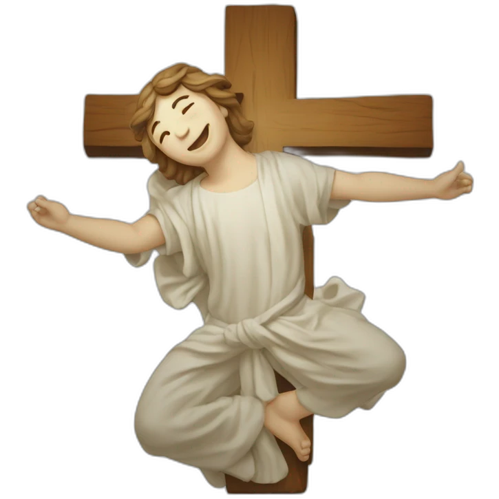 Colier croix de jesu emoji