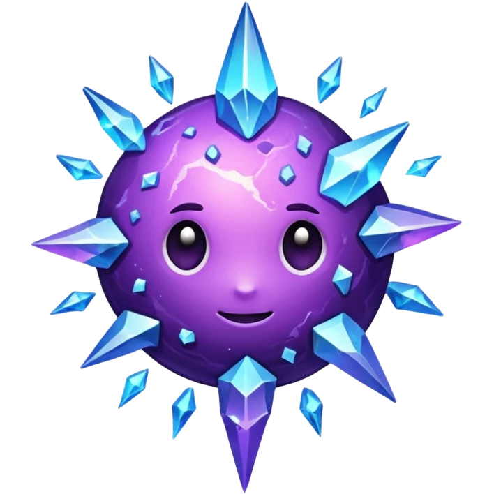 Space purple meteor emoji
