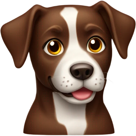 Perro con chocolate  emoji