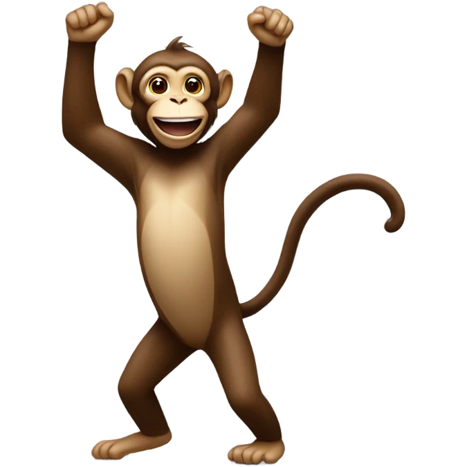 Monkey dancing emoji