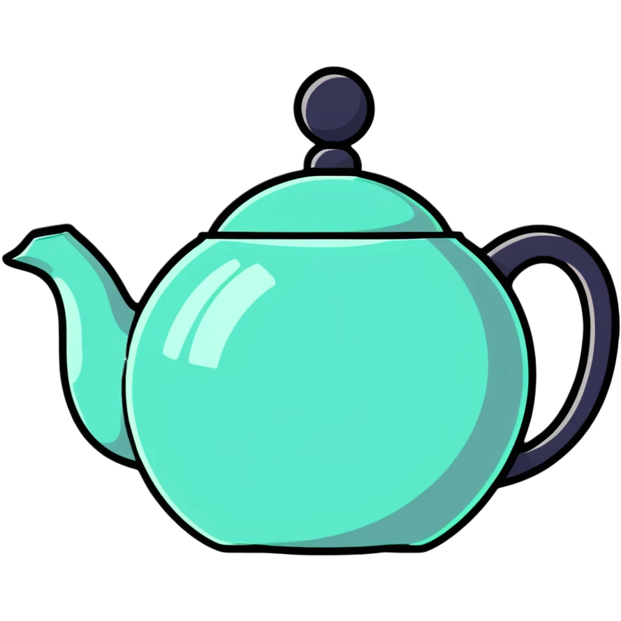 cute pastel pink teapot emoji