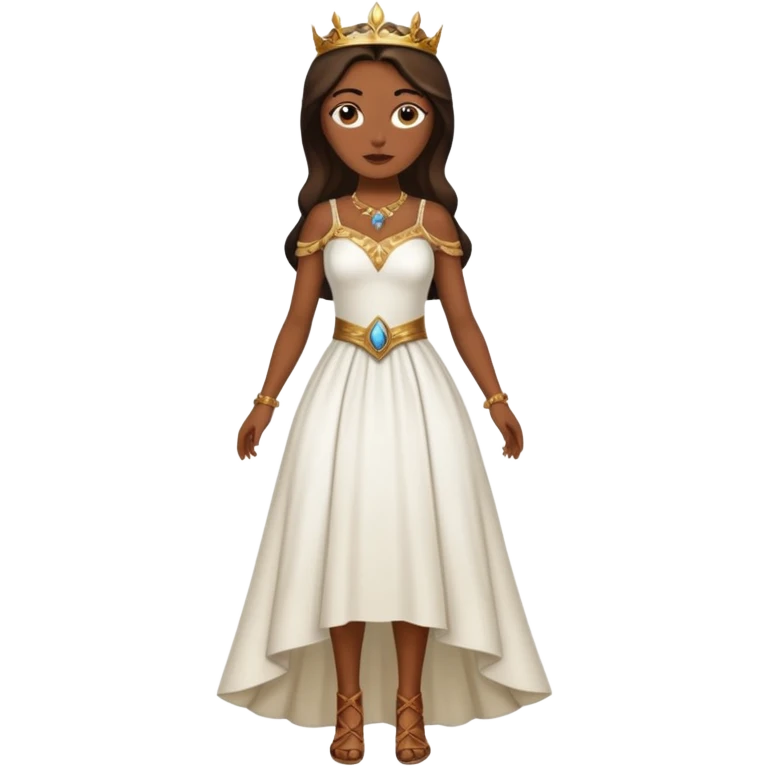 La diosa Tanit a cuerpo completo emoji