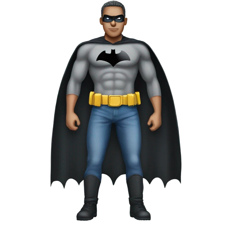 Batman wearing blue baggy jeans  emoji