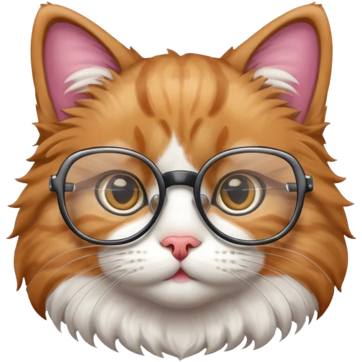 Cat with glasses  emoji