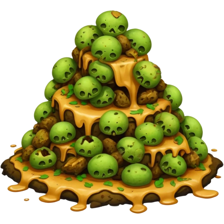 simple rotten food, no faces, no people emoji