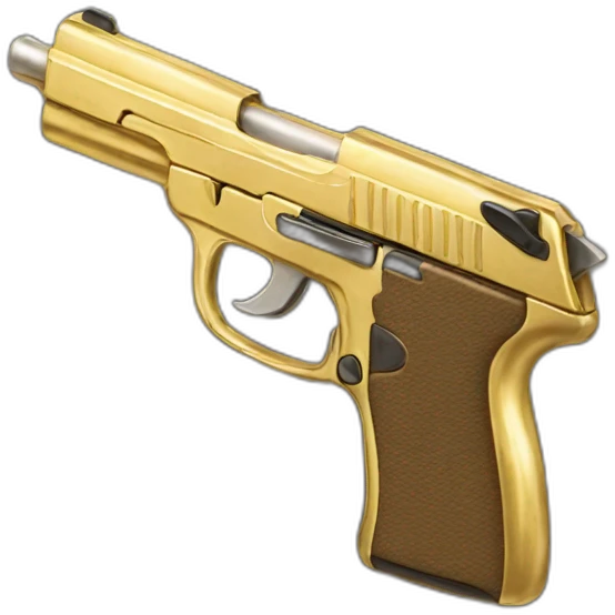 Gold Gun emoji