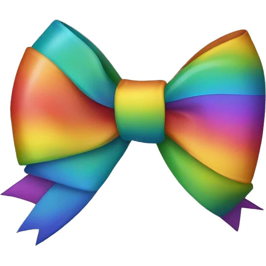 rainbow bow  emoji