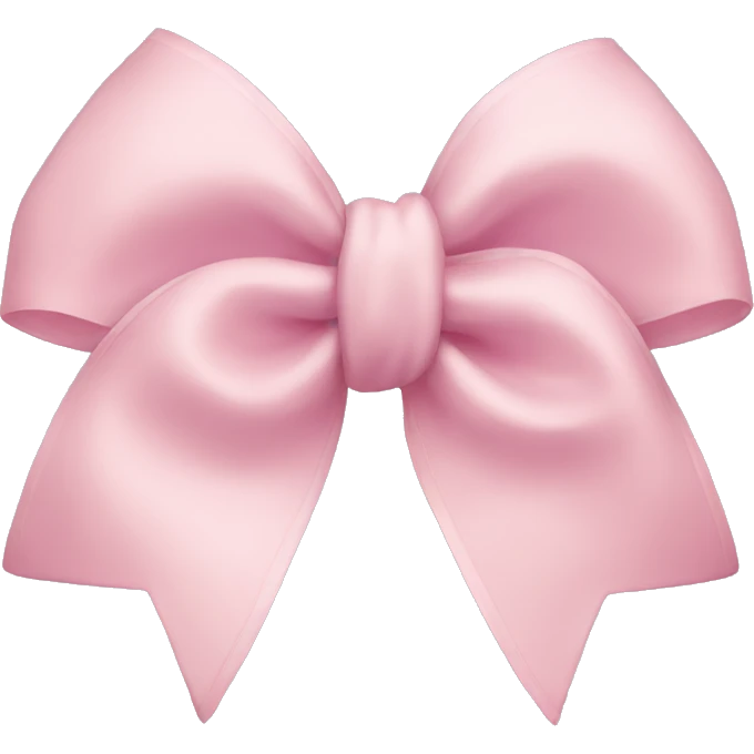 light pink bow emoji