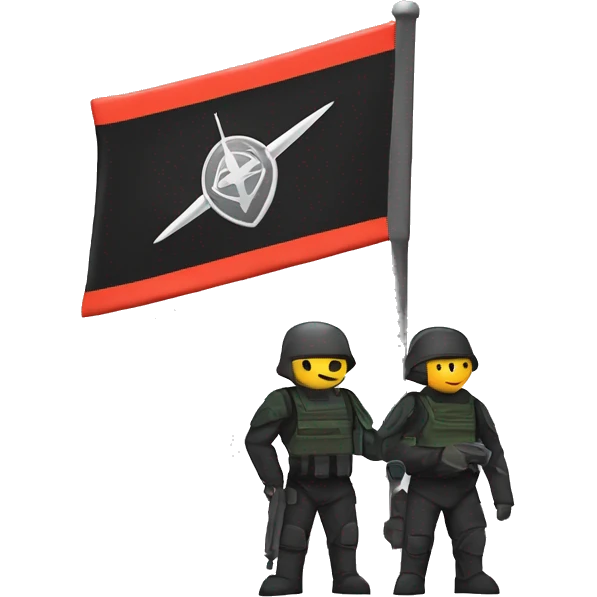 Starship troopers mobile infantry flag￼ emoji