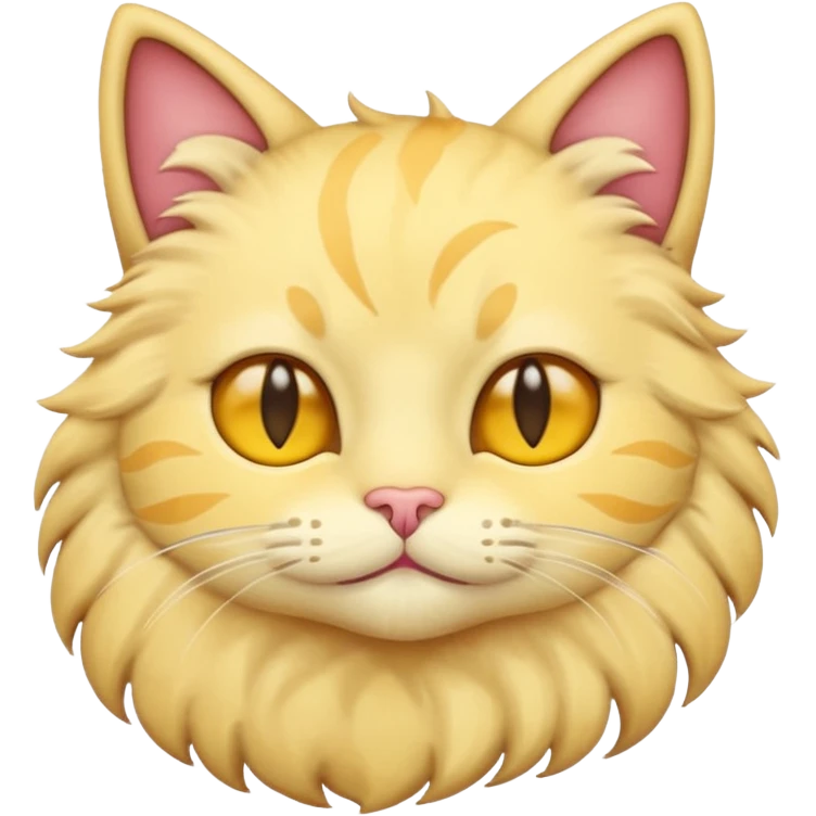 cat made of moon emojis simple  emoji