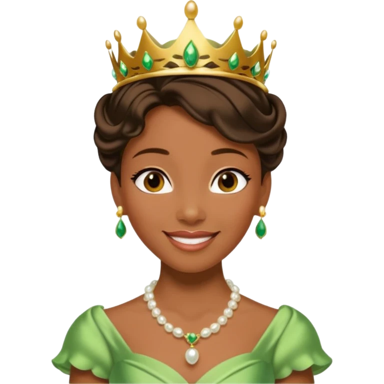 tạo cho tôi emoji công chúa tianna xinh và gần giống trong phim nhất emoji