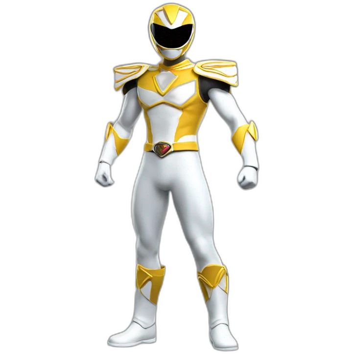 light Power ranger full body emoji