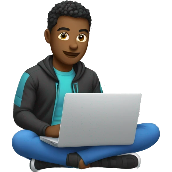 cybersportsman with laptop emoji