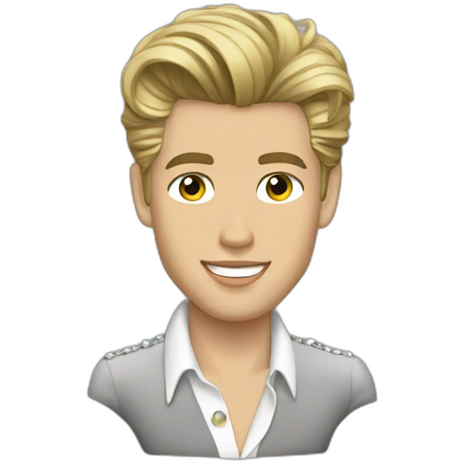 Austin Butler as Elvis Presley emoji
