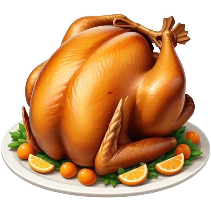 Cooked turkey emoji