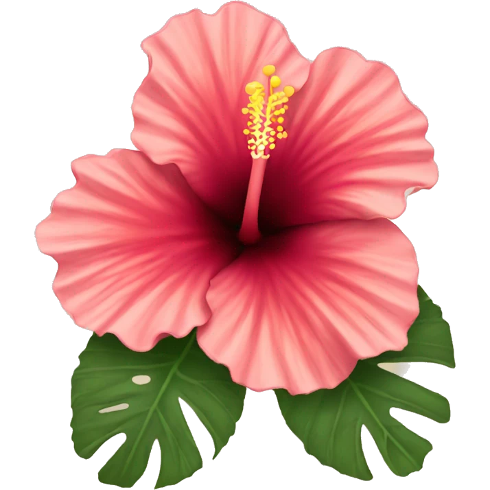 hibiscus flower emoji