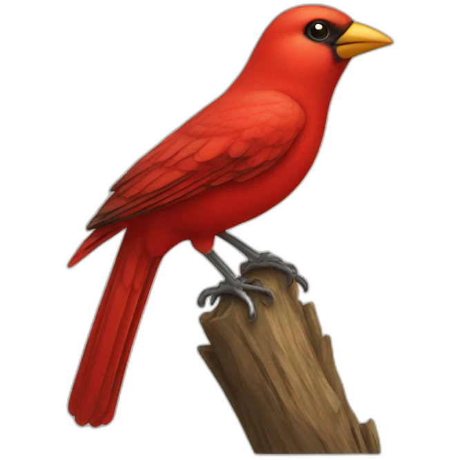 red bird emoji