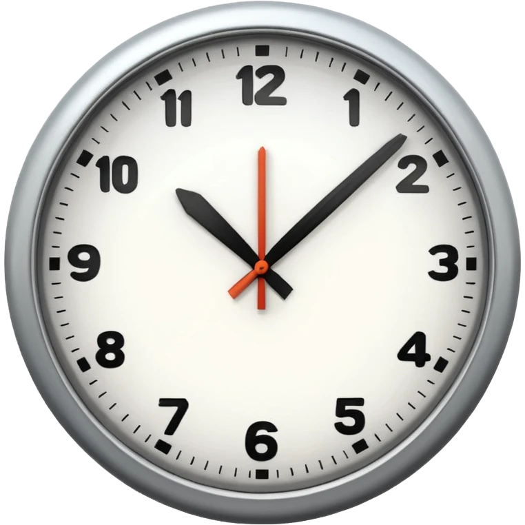 6:45 minutes in the clock emoji