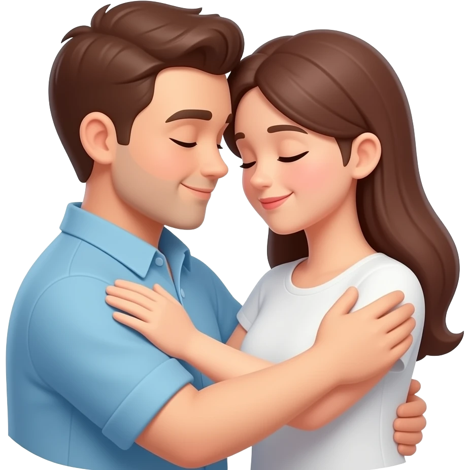 i want to make a dating app so give me a dating app logo about cuddling two people emoji