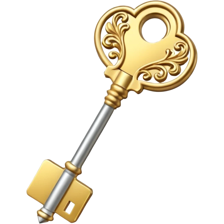 gold basic key emoji