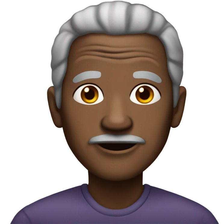 old black man  emoji
