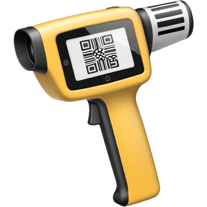 emoji of Barcode Scanner with ‘No Product Found’ Screen emoji