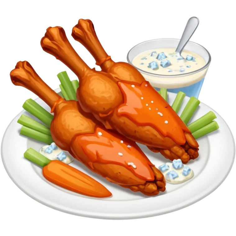 buffalo chicken wings emoji