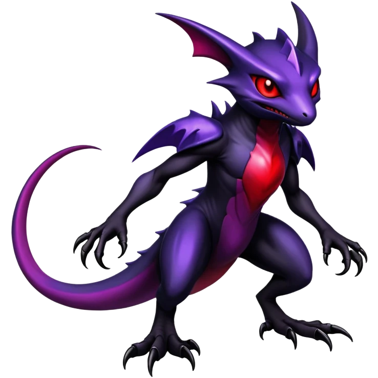 Shiny Epic Badass Gothic Dark Noibat-Salandit-Darkrai-Hybrid (full body) emoji