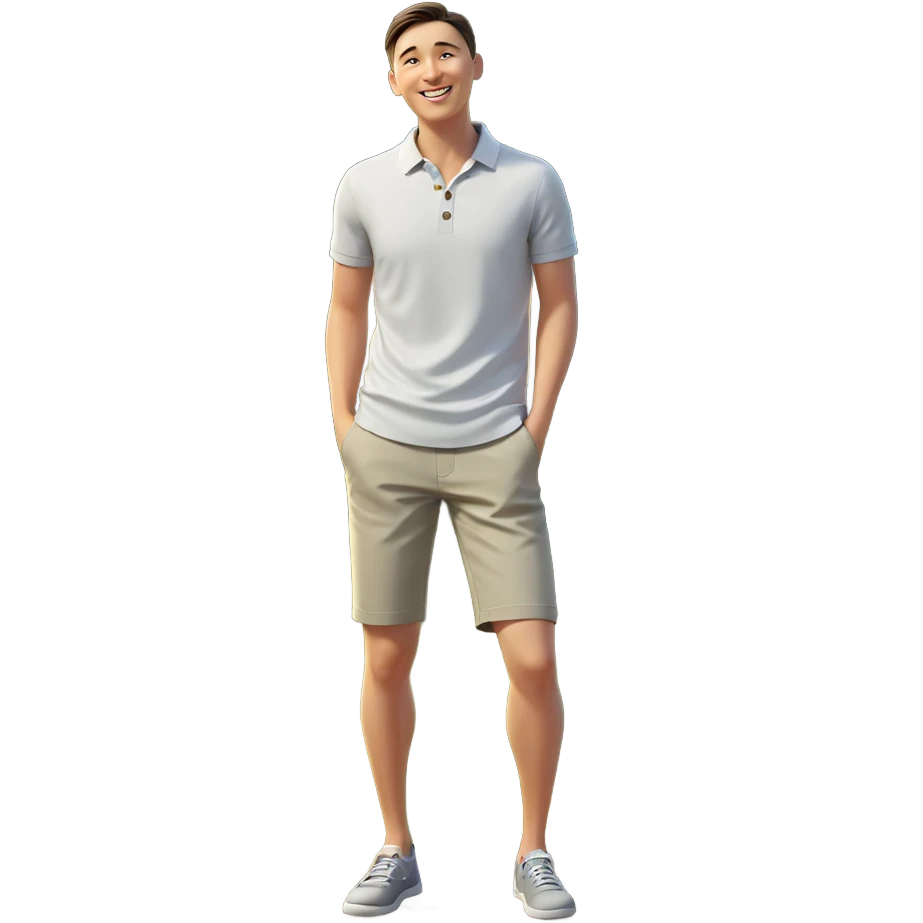 smiling boy outdoors in sunlight emoji