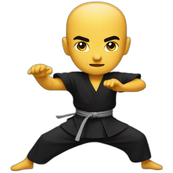 kung fu emoji