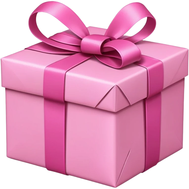 Pink gift package emoji