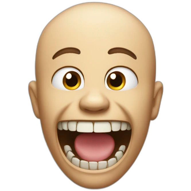 mewing (jaw exersize)  emoji