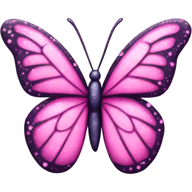 pink sparkle butterfly emoji