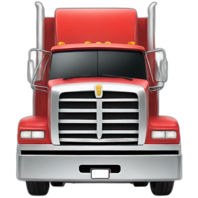 Camion rojo emoji