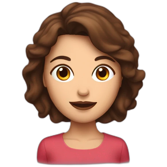 Femme brune qui déteste la viande  emoji
