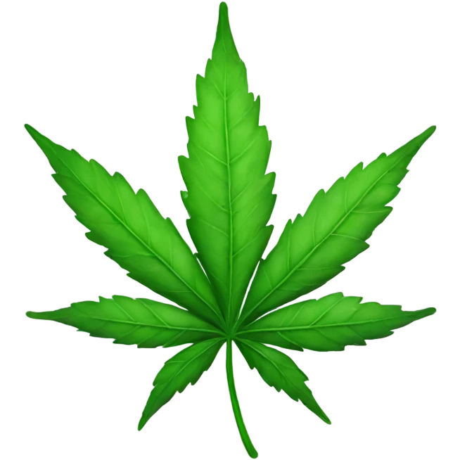 Weed leaf emoji