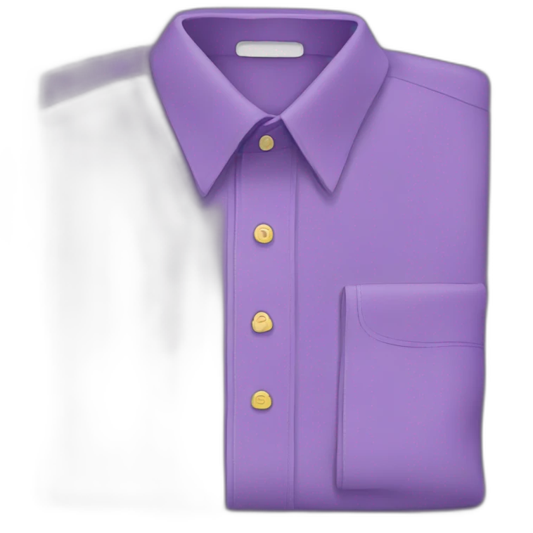 purple short sleeve shirt emoji