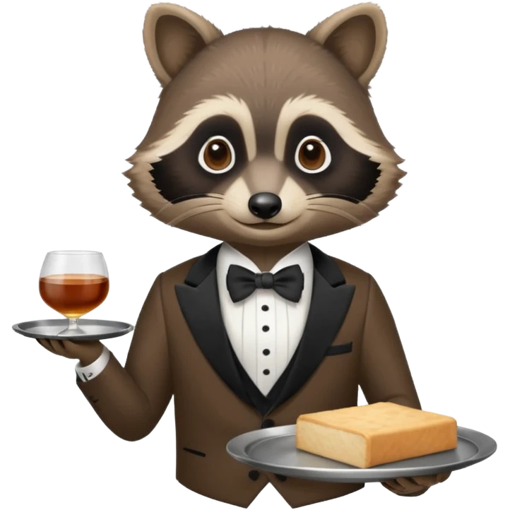 waitor racoon emoji