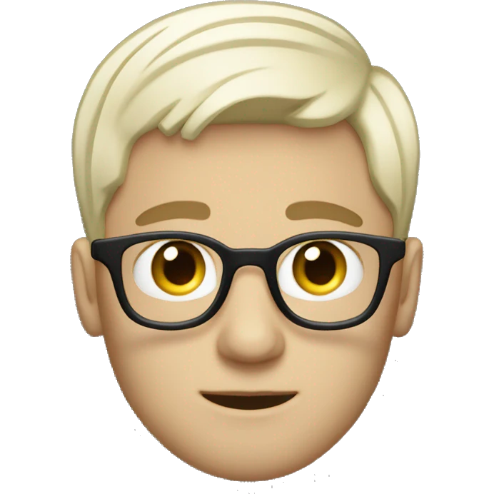 italian white boy short hair Music producer with a Macbook  emoji