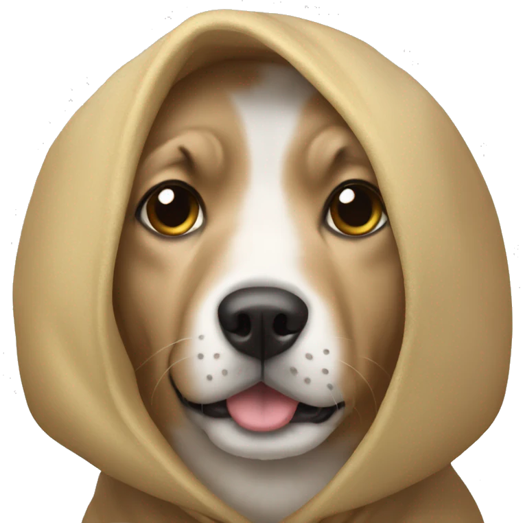 Dog with hodie emoji