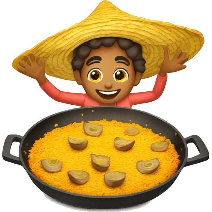 paella valenciana sonriendo emoji