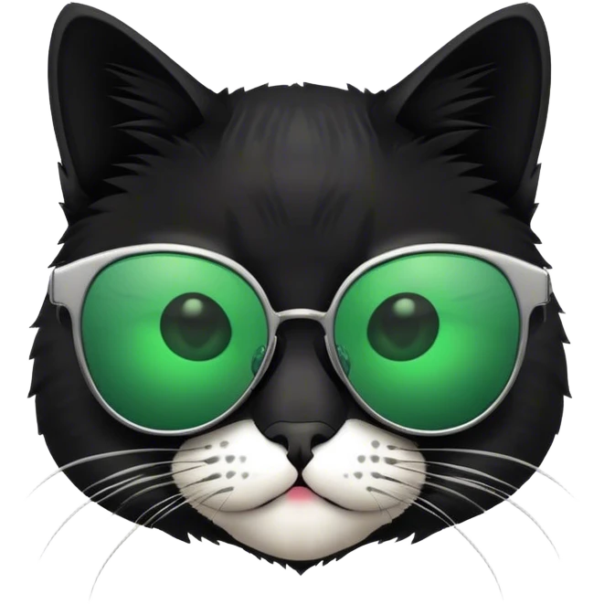 Cat with sunglasses I emoji