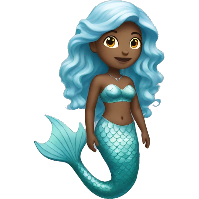white mermaid  emoji