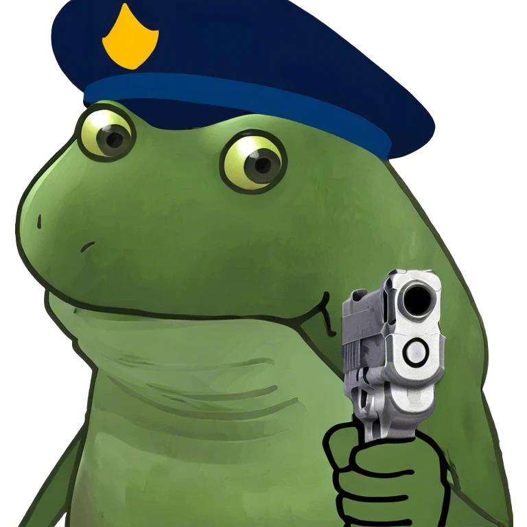 Emoji choking neck and holding gun signs next to head  emoji