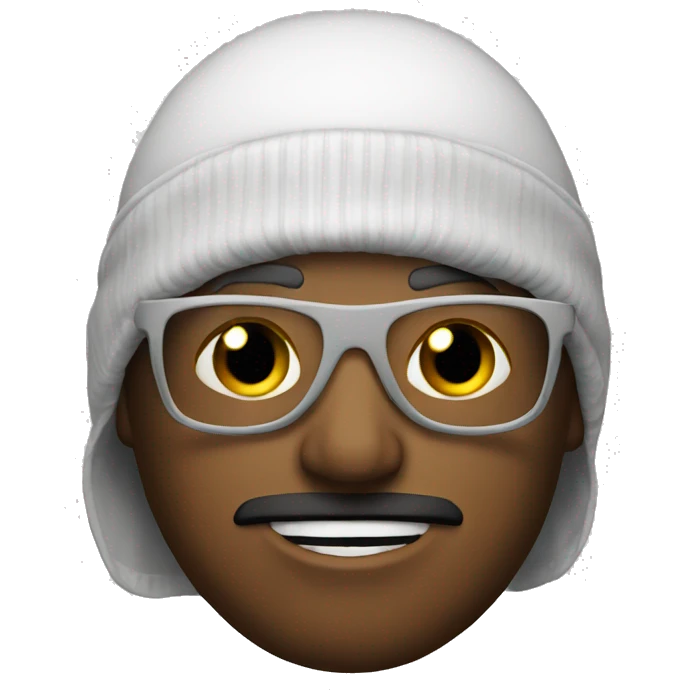 Man wearing a ski mask emoji