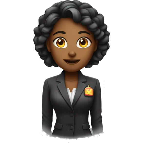 Boss girl working in fire emoji