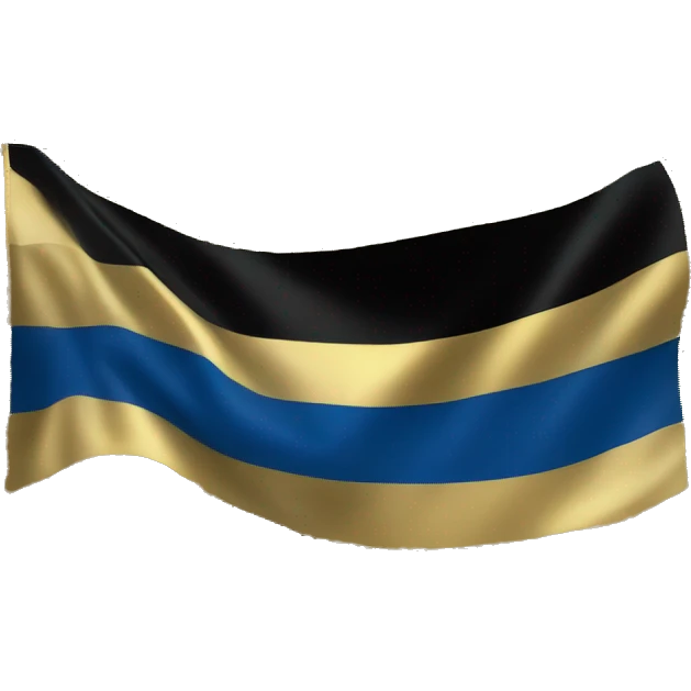 Egypt flag made out of re blue gold and black emoji