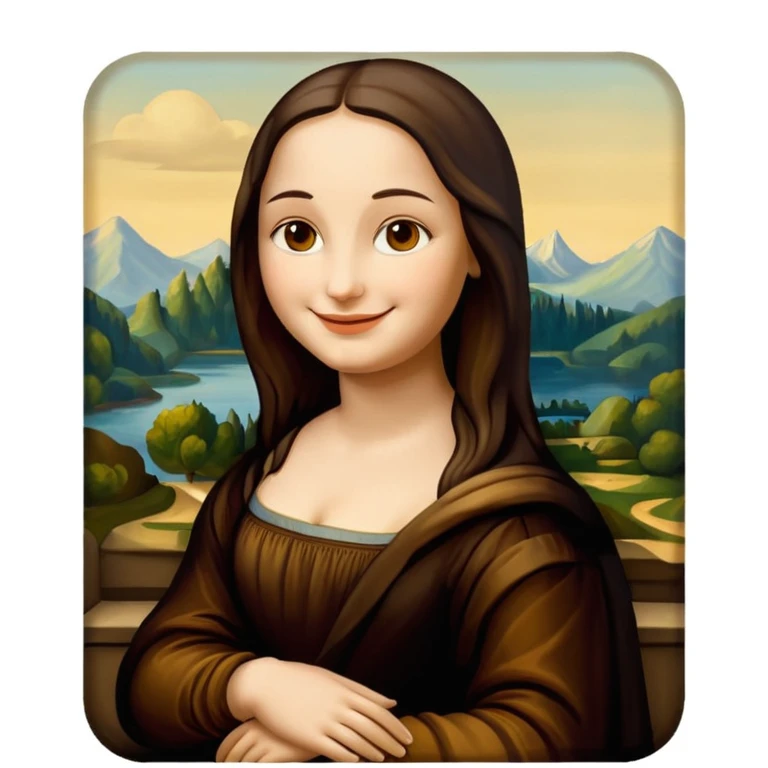 monalisa painting emoji