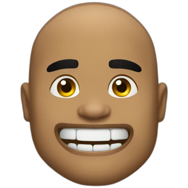 The Rock eat rock emoji