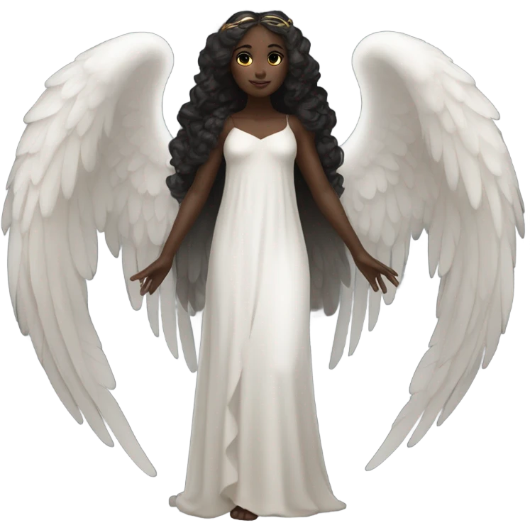 Black angel emoji
